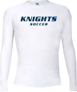 Badger Pro-Compression L/S T-Shirt, White